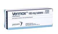 What should I watch for while taking Vermox (Mebendazole)?