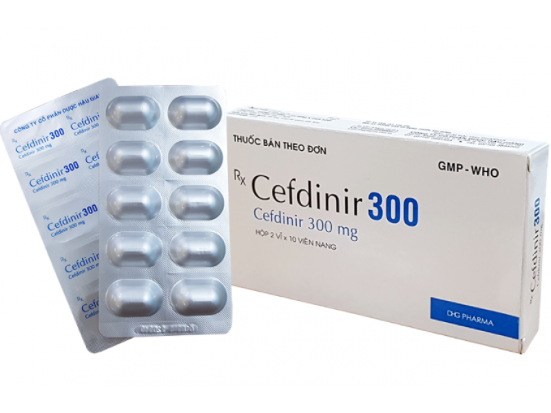What are the side effects of Cefdinir 300 mg?